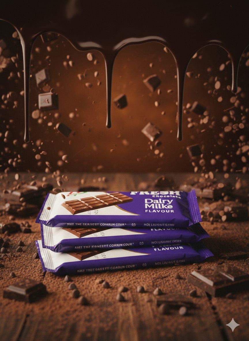 Fresh dairy milk chocolate bar